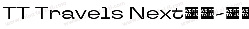 TT Travels Next字体字体转换